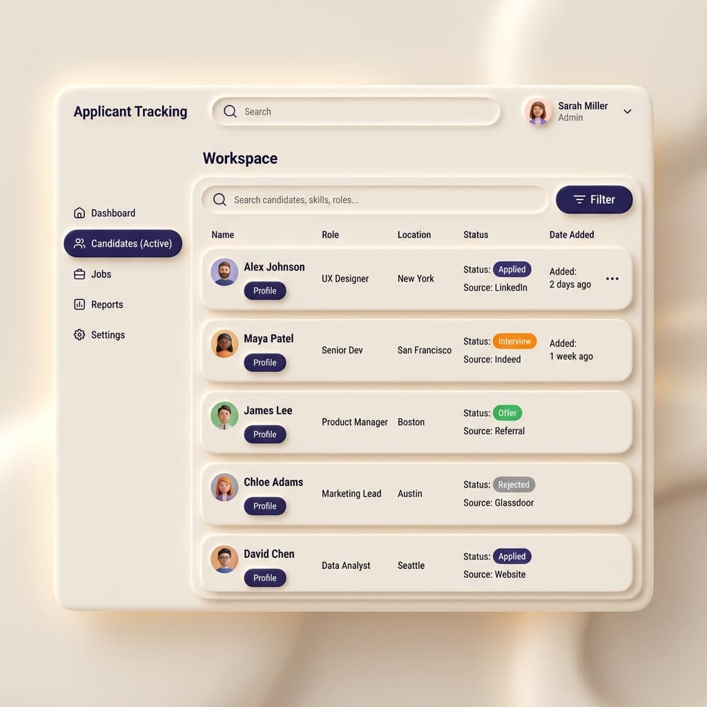Jobcenter Solapur platform screenshot
